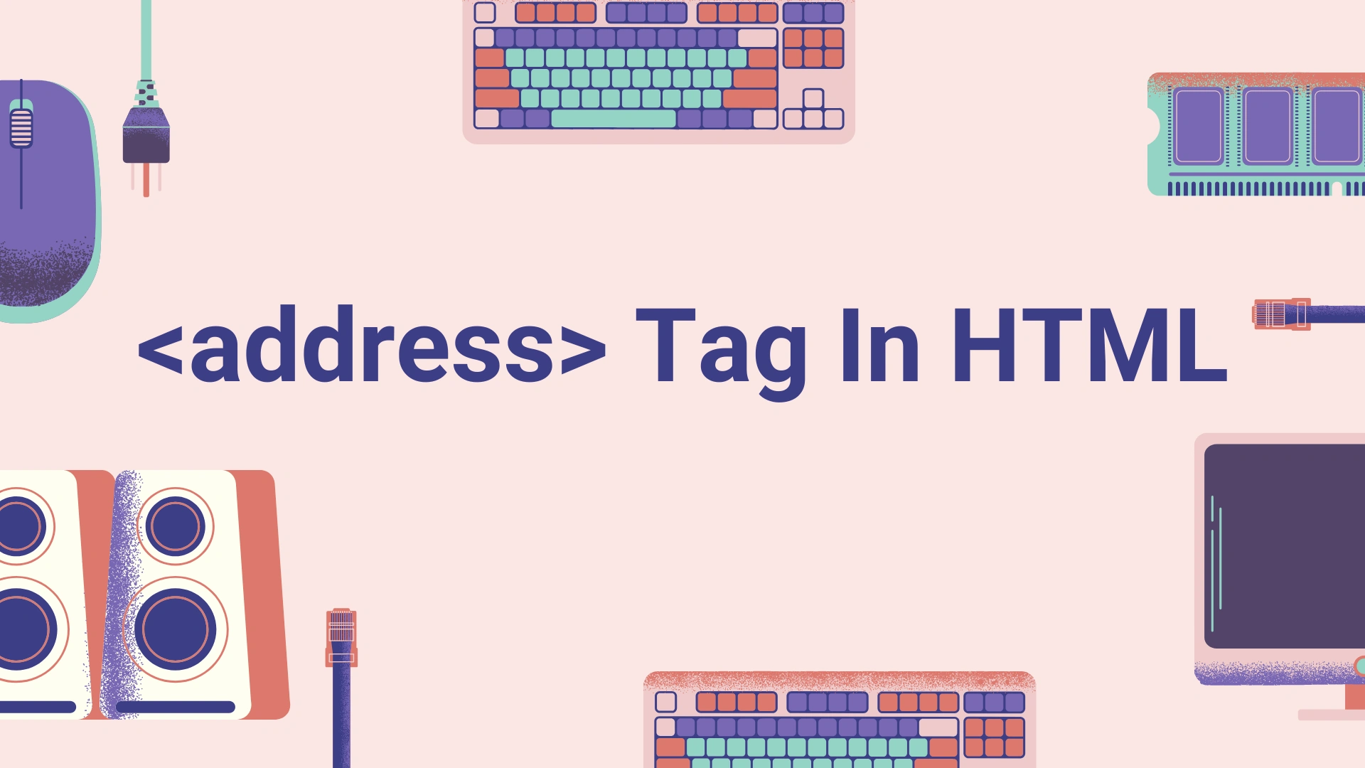 تصویر مقاله آموزش تگ address در html